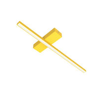 LED-DECKENLEUCHTE Splint L50 - Gelb, Metall (2/50/2cm) - Lumicom
