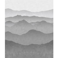 FOTOTAPETE Berglandschaft 250 x 300 cm - Grau, Papier (250/300cm) - ESTAhome