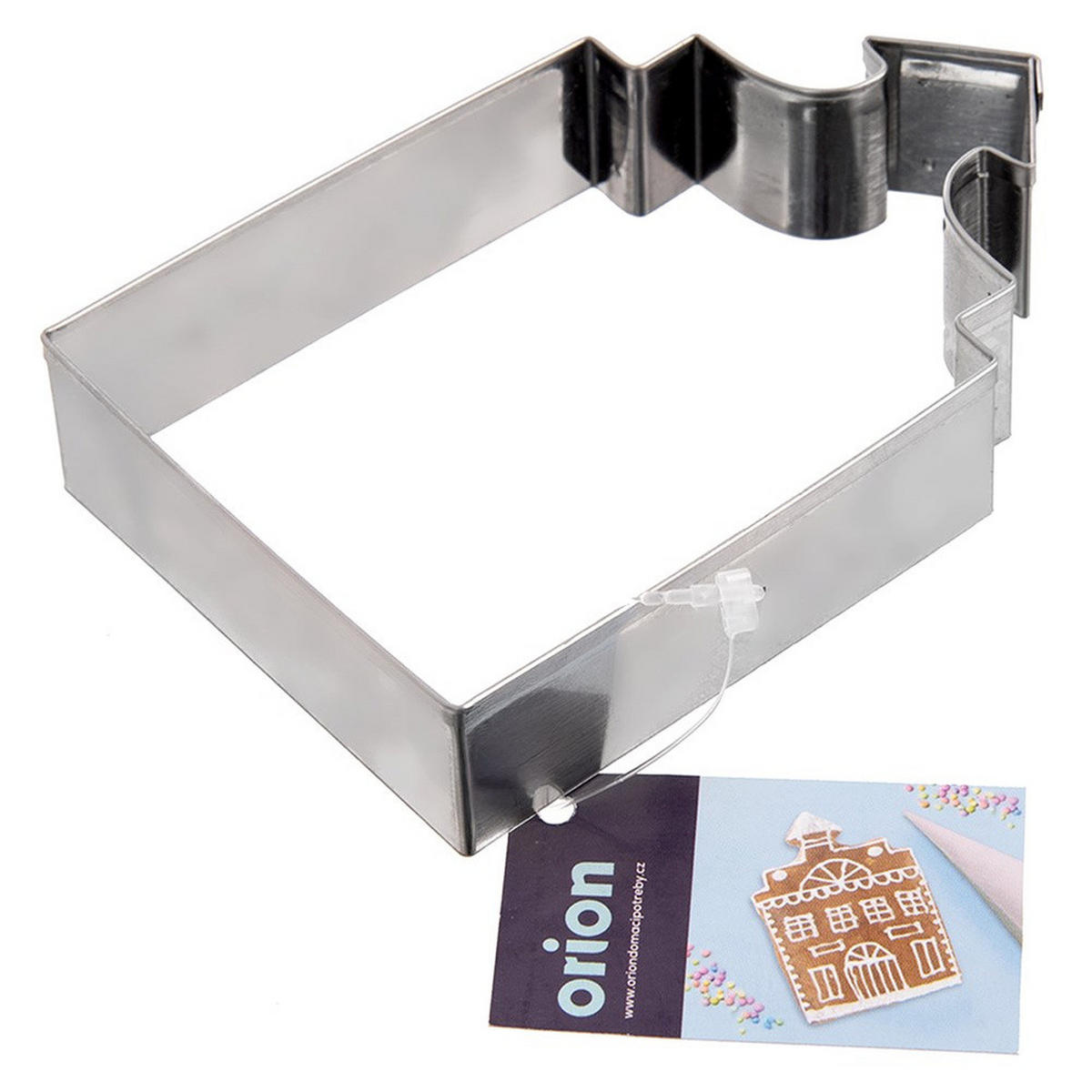 AUSSTECHFORM Haus kompakt 10 cm Silber - Silberfarben, Metall (6.3/1.5/10cm) - Orion 