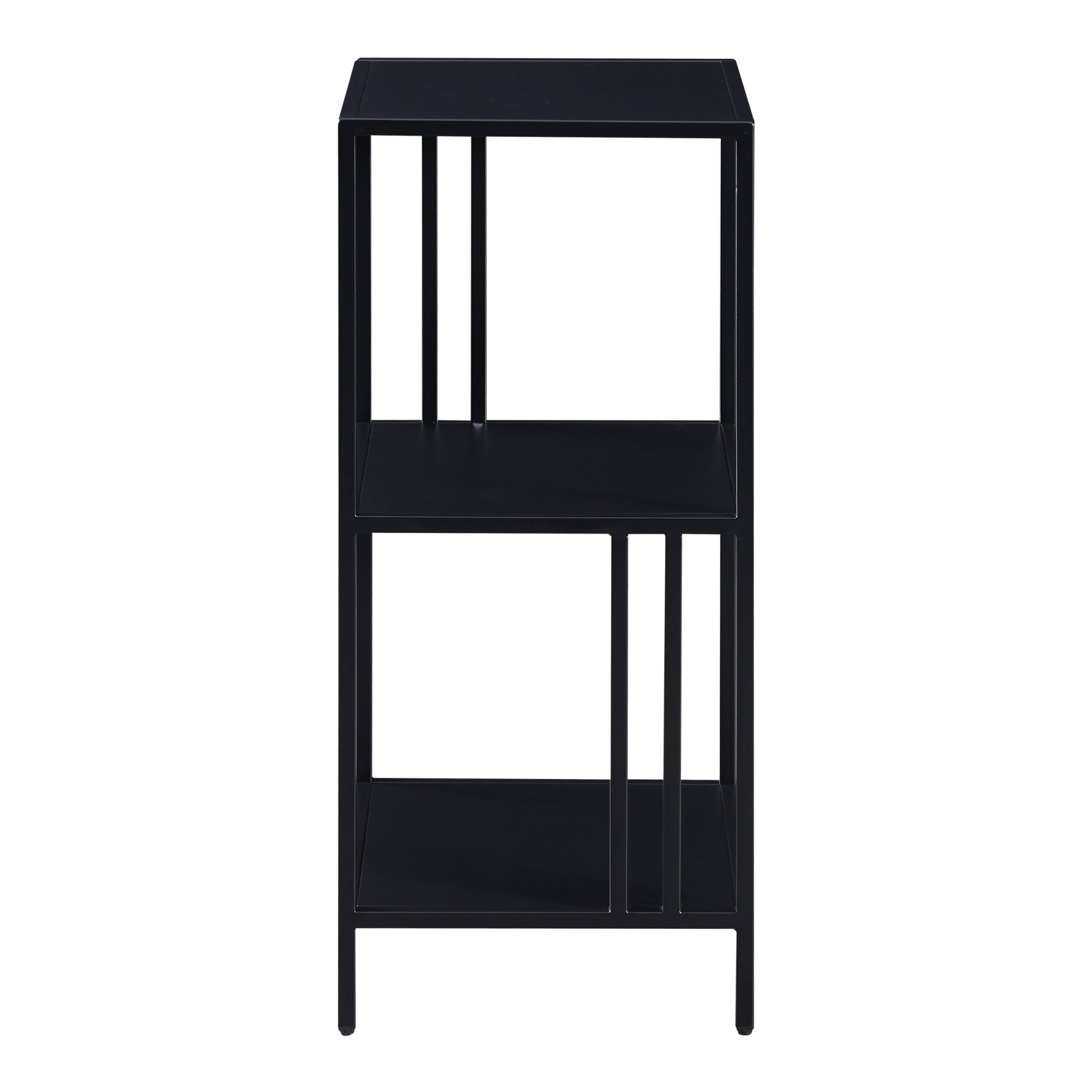 STANDREGAL Kumlinge - Schwarz, Metall (35/80/35cm) - [en.casa]