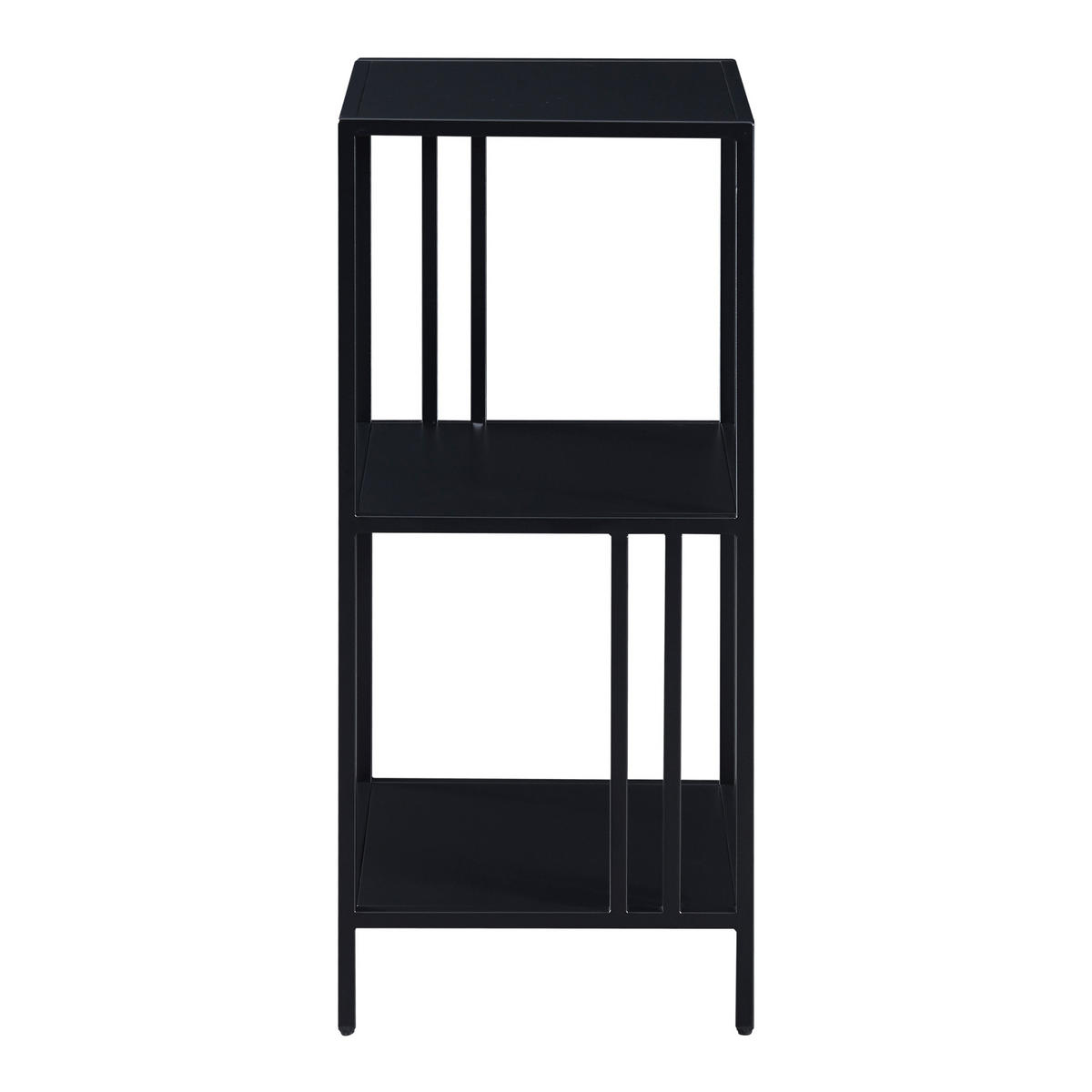 STANDREGAL Kumlinge - Schwarz, Metall (35/80/35cm) - [en.casa]