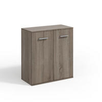 KOMMODE GIACOMO IV 75/85/33 cm mit 2 Türen Trüffeleichefarben - Trüffeleichefarben, Holzwerkstoff (75/85/33cm) - MASSENO
