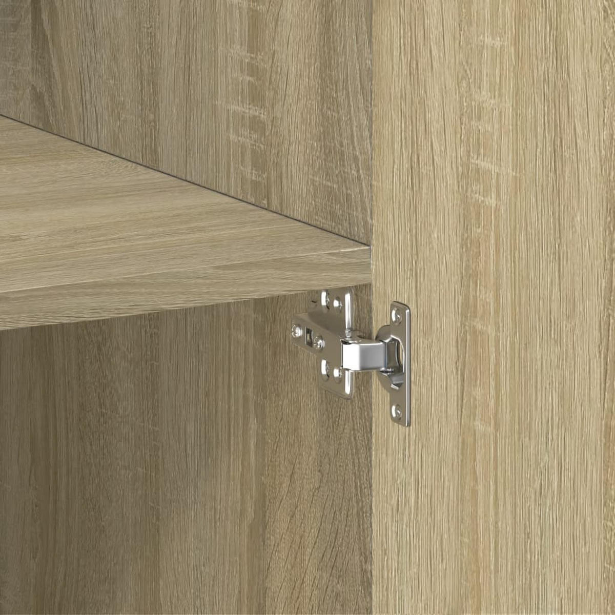 HIGHBOARD Sonoma-Eiche 80/42.5/185 Cm Holzwerkstoff - Braun, Holzwerkstoff (42.5/185/80cm) - vidaXL