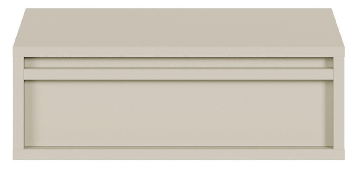 NACHTISCH Evo Greige, 50 cm - Taupe, Holzwerkstoff (50/17/34cm) - Selsey