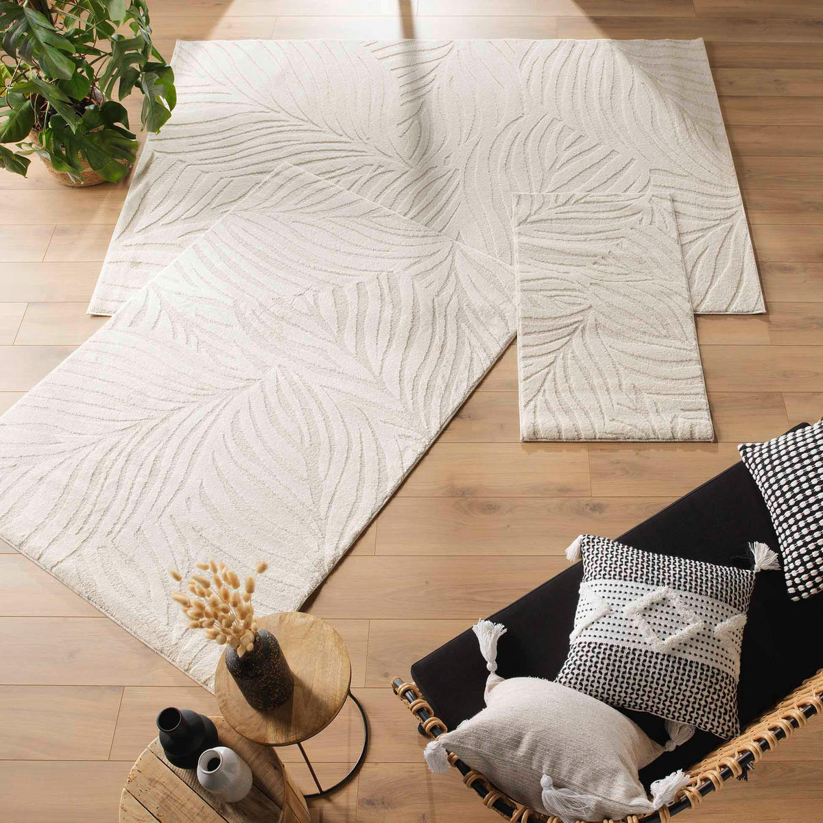 WEBTEPPICH 110/60 cm Ankara - Beige, Kunststoff (160/230cm) - Douceur d´intérieur