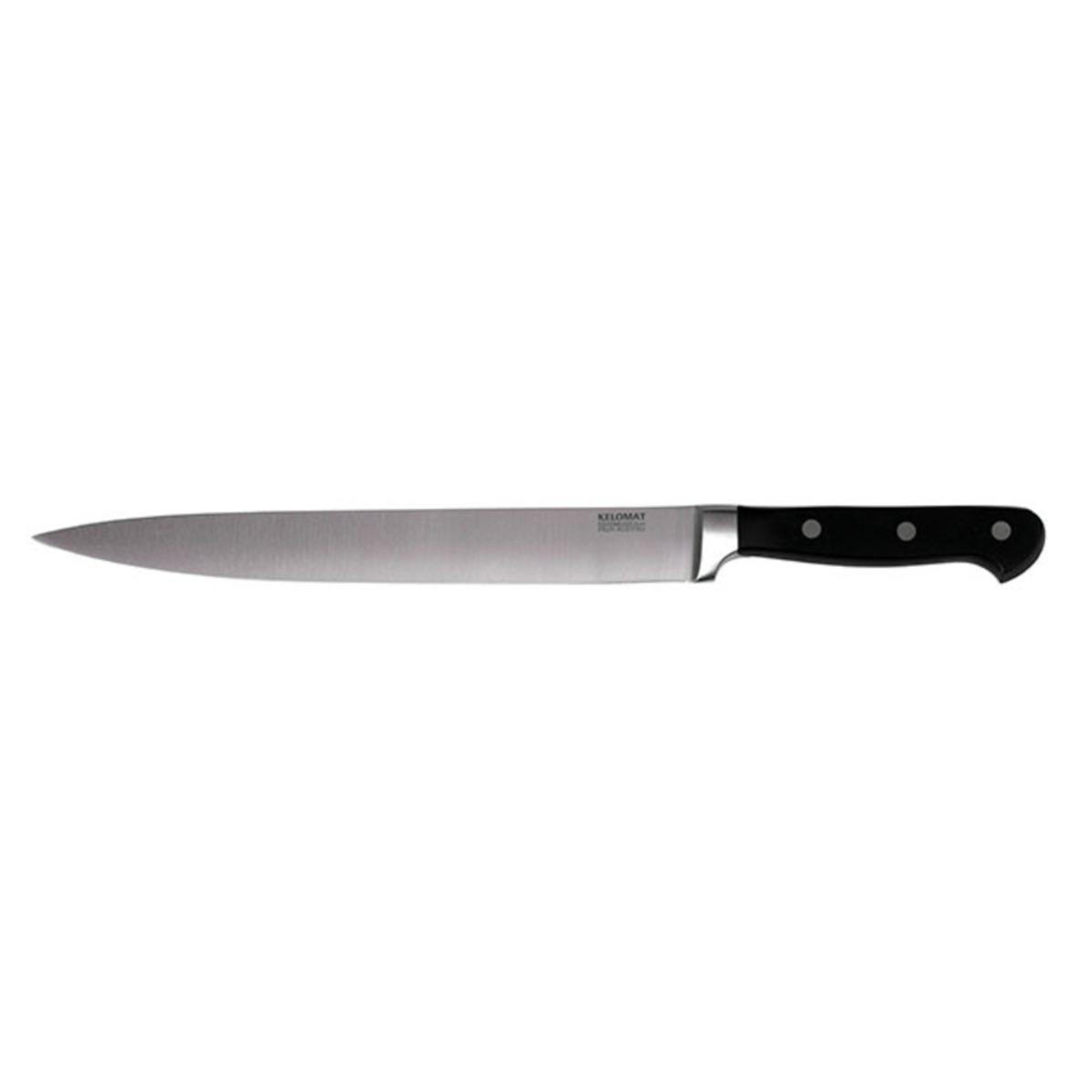 TRANCHIERMESSER Profi - Schwarz, Metall (25cm) - Kelomat