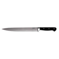 TRANCHIERMESSER Profi - Schwarz, Metall (25cm) - Kelomat