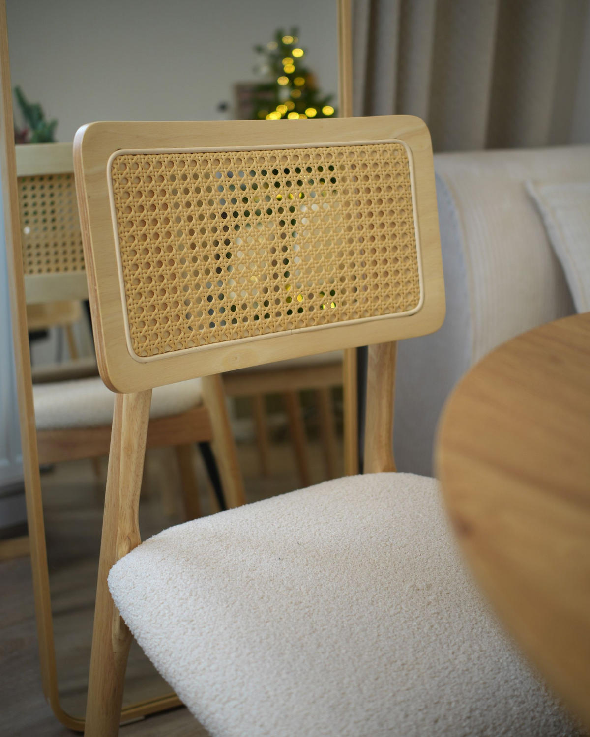 JÍDELNÍ ŽIDLE sada 2 ks Světle hnědá Embar - světle hnědá, textil (50/86/52cm) - Beliani