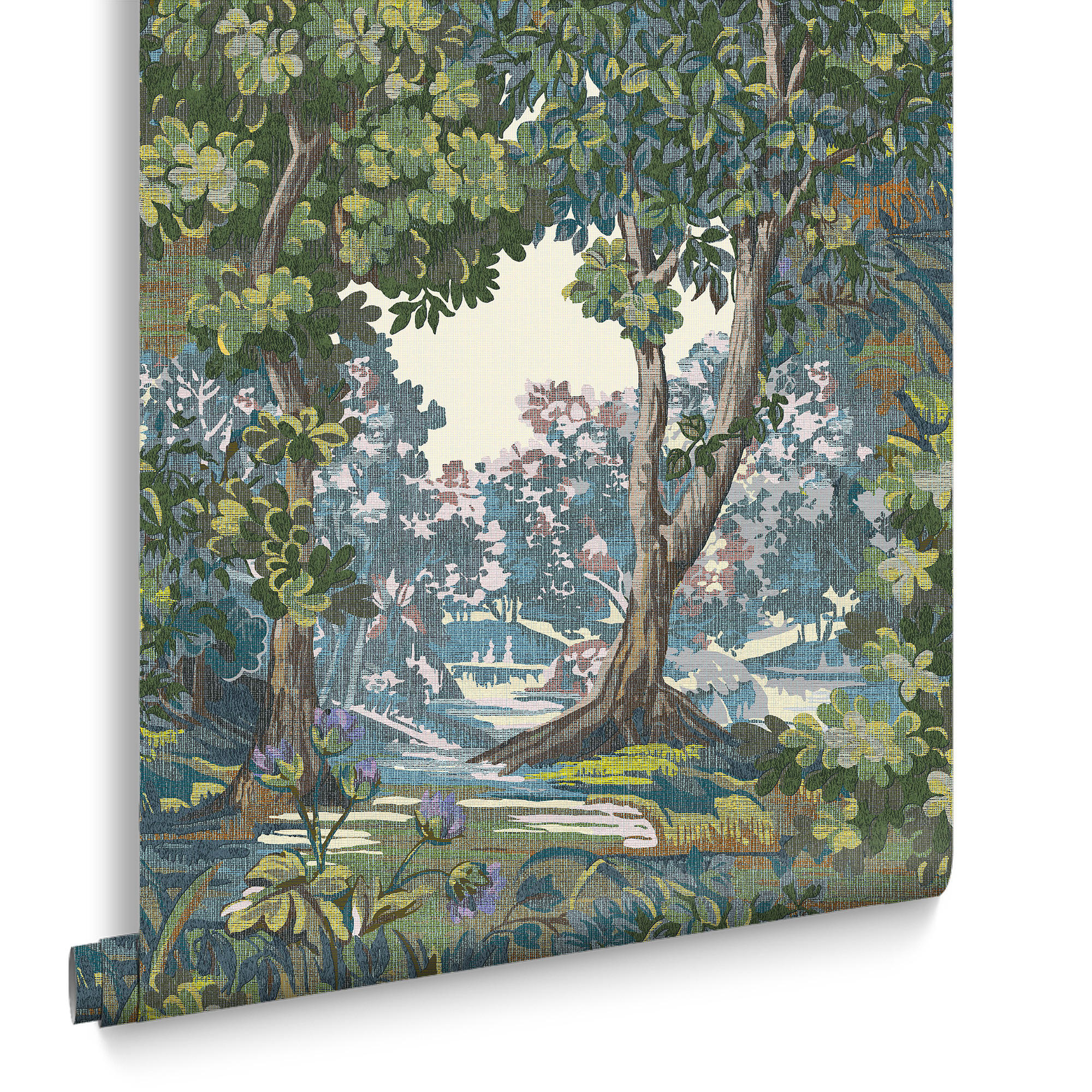 Graham & Brown Vliestapete Grün, Blau 52x1000 cm