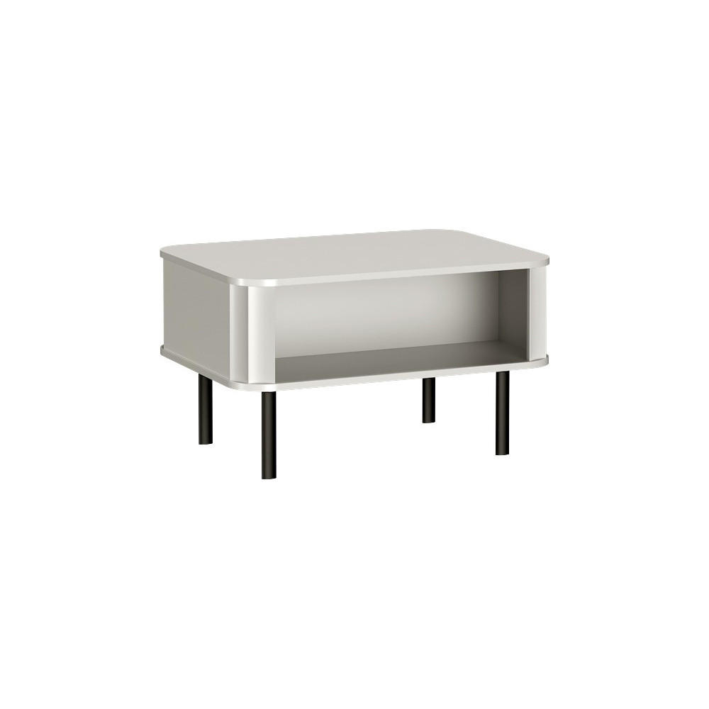 COUCHTISCH NOVADO-10 Alpinweiß - Weiß, Holzwerkstoff (67/92/40cm)