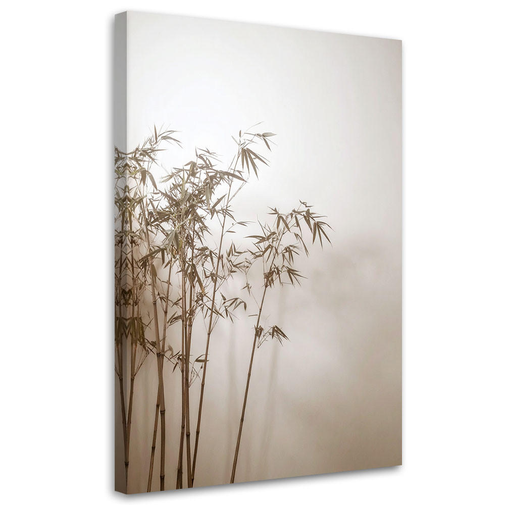 LEINWANDBILD Pampasgraspflanzen in Beige 80x120cm - Beige, Textil (80/120cm) - Feeby