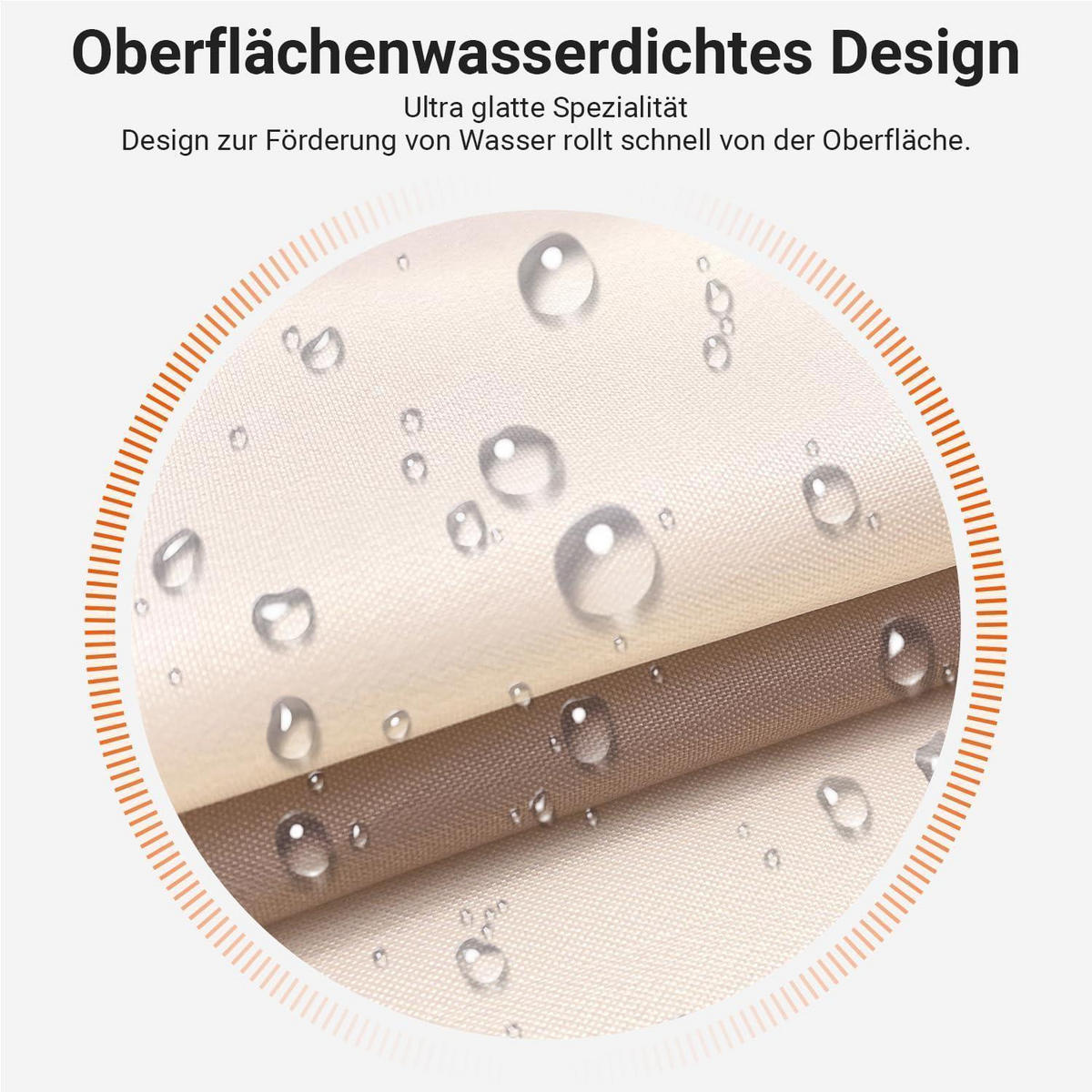 DUSCHVORHANG Beige Streifen 160 x 180 cm - Multicolor, Textil (160/180cm)