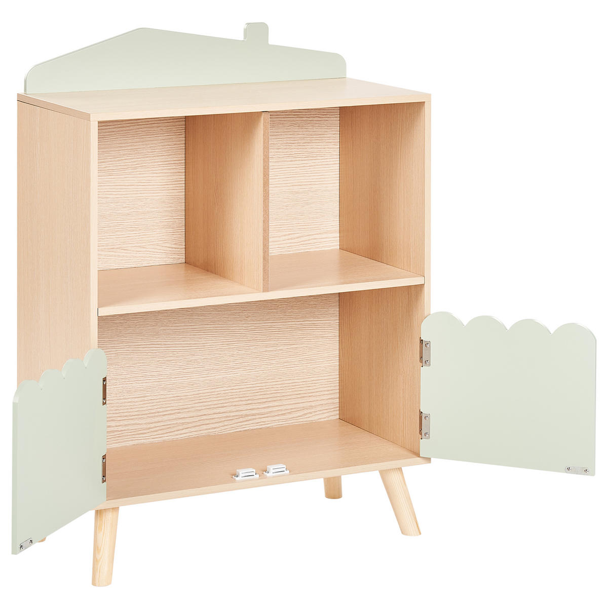 RAFT 86 cm verde deschis Lackey - maro/verde, compozit lemnos (60/86/30cm) - Beliani