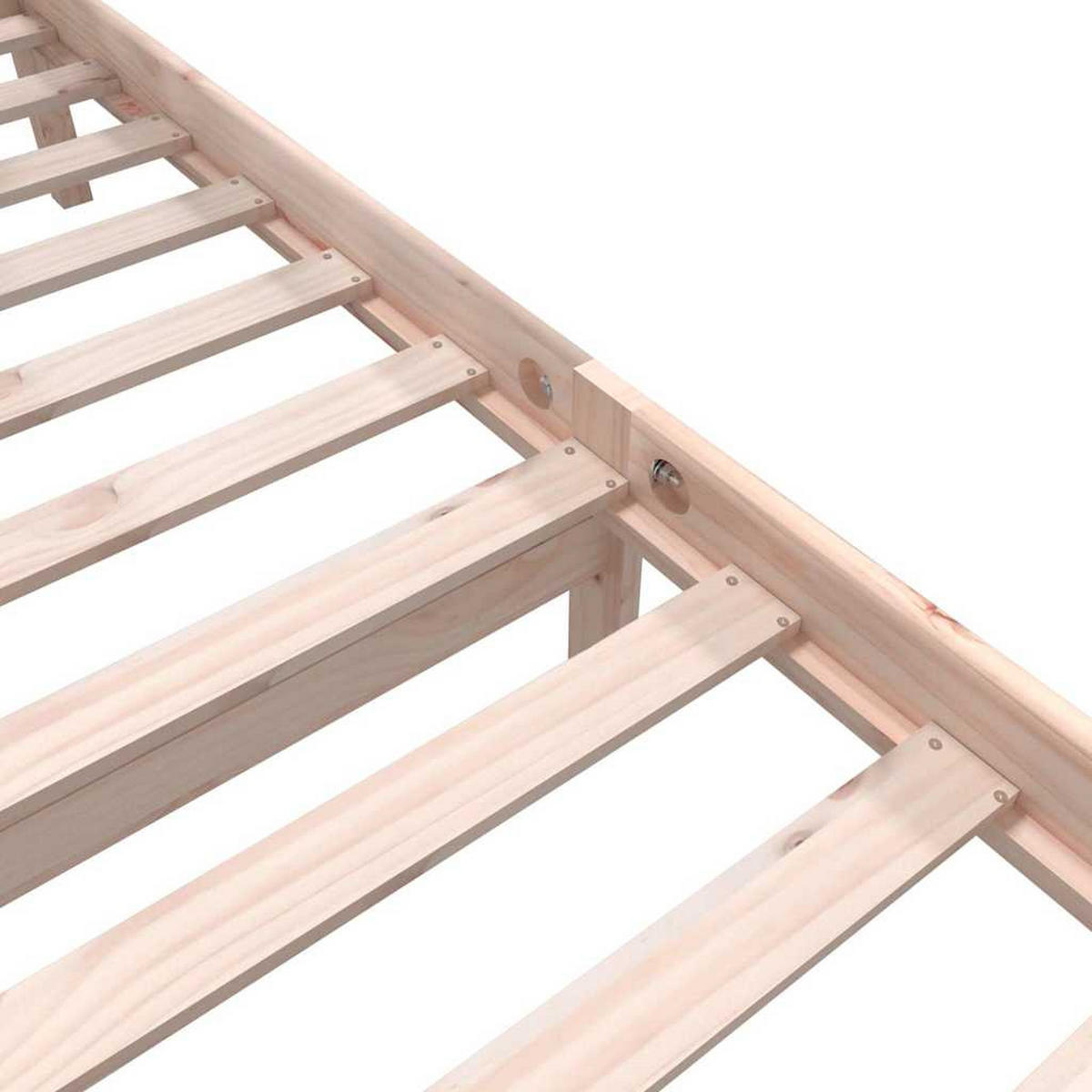 BETT Kilpatrick 145.5/195.5 cm - Braun, Holz (140/190cm) - Nettlife
