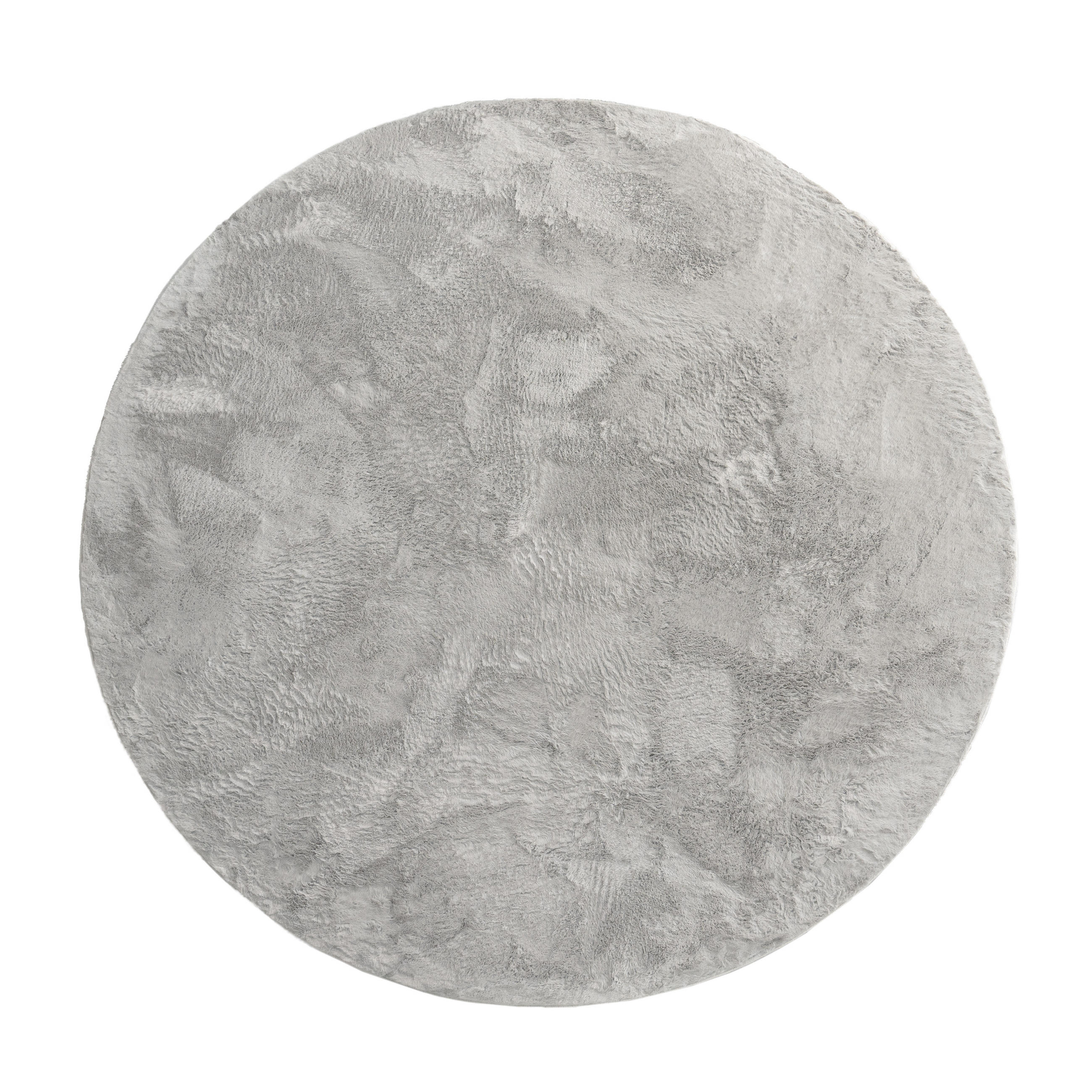 HOCHFLORTEPPICH 100/100 cm Soft 380 - Grau, Textil (100/100cm) - Paco Home