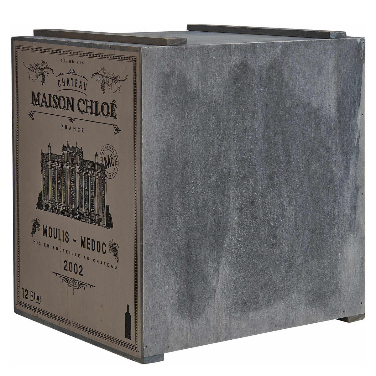 WEINREGAL Vinothek - Taupe, Holz (32/39/36cm) - Butlers