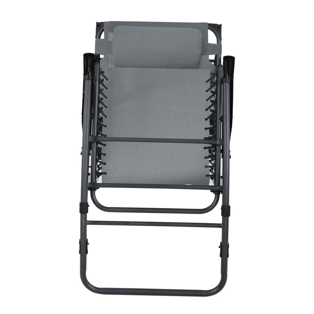 SCHAUKELSTUHL Sonnenschutz Dunkelgrau - Dunkelgrau, Metall (65/106/97cm) - SVITA