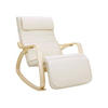 SCHAUKELSTUHL RELAXSTUHL - Beige, Holzwerkstoff (115/91/67cm) - Hansiro
