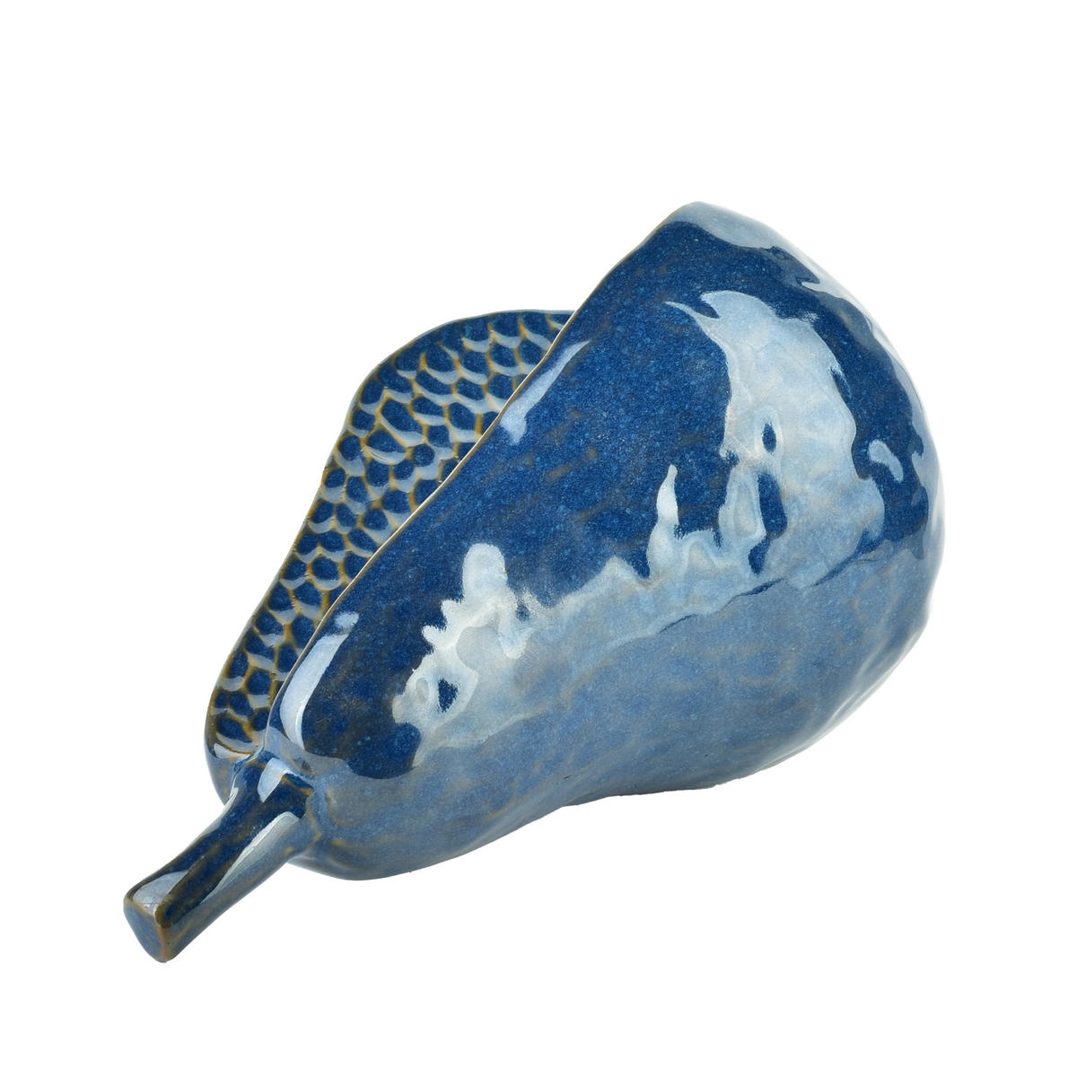 DEKO-FIGUR Saggio Dunkelblau 13.5/12/21 cm Kermik - Blau, Keramik (12/21/13.5cm) - Mondex