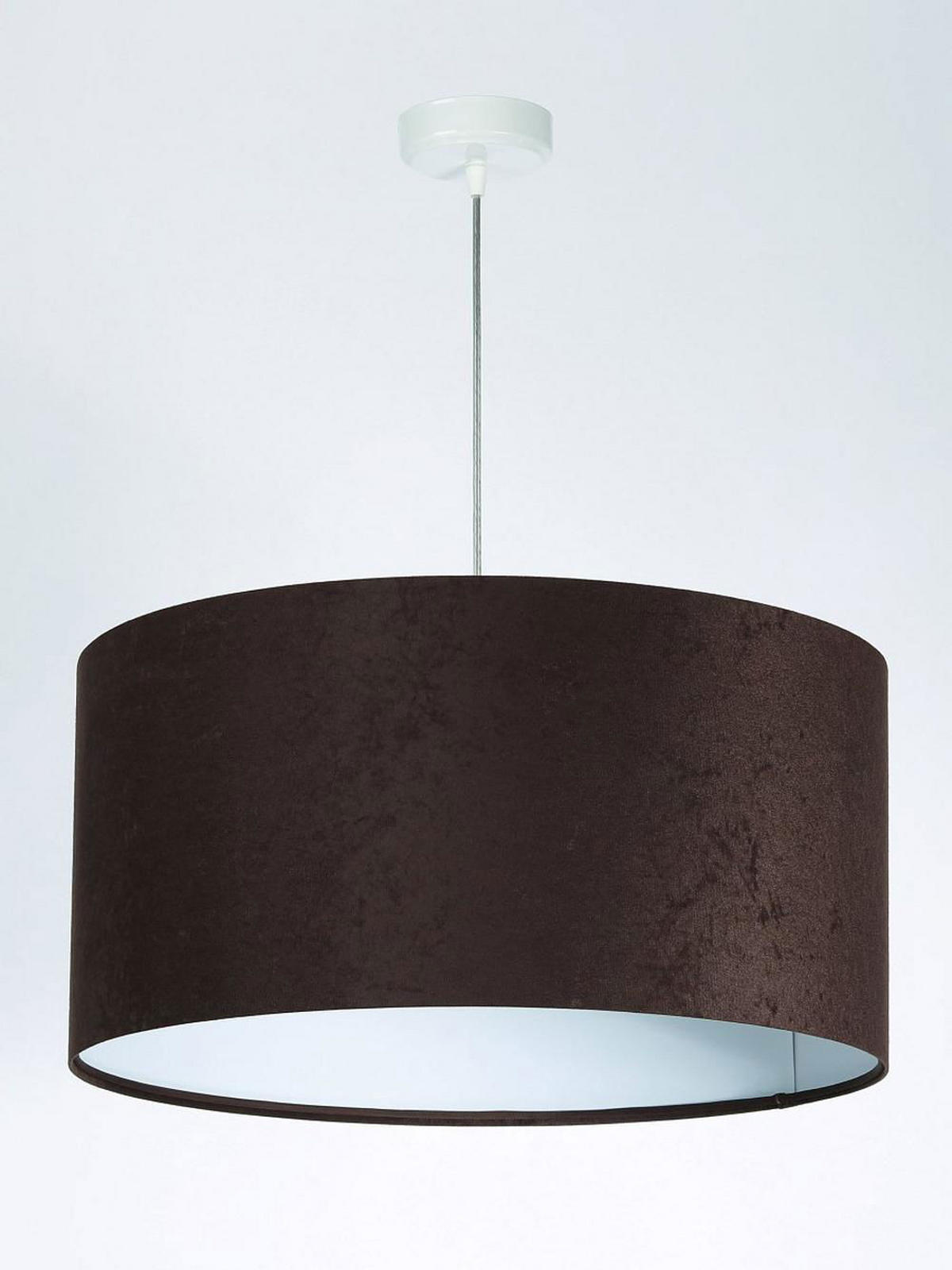HÄNGELEUCHTE Weiß 50/25 cm - Weiß/Braun, Kunststoff (50/0.8/25cm) - ONZENO