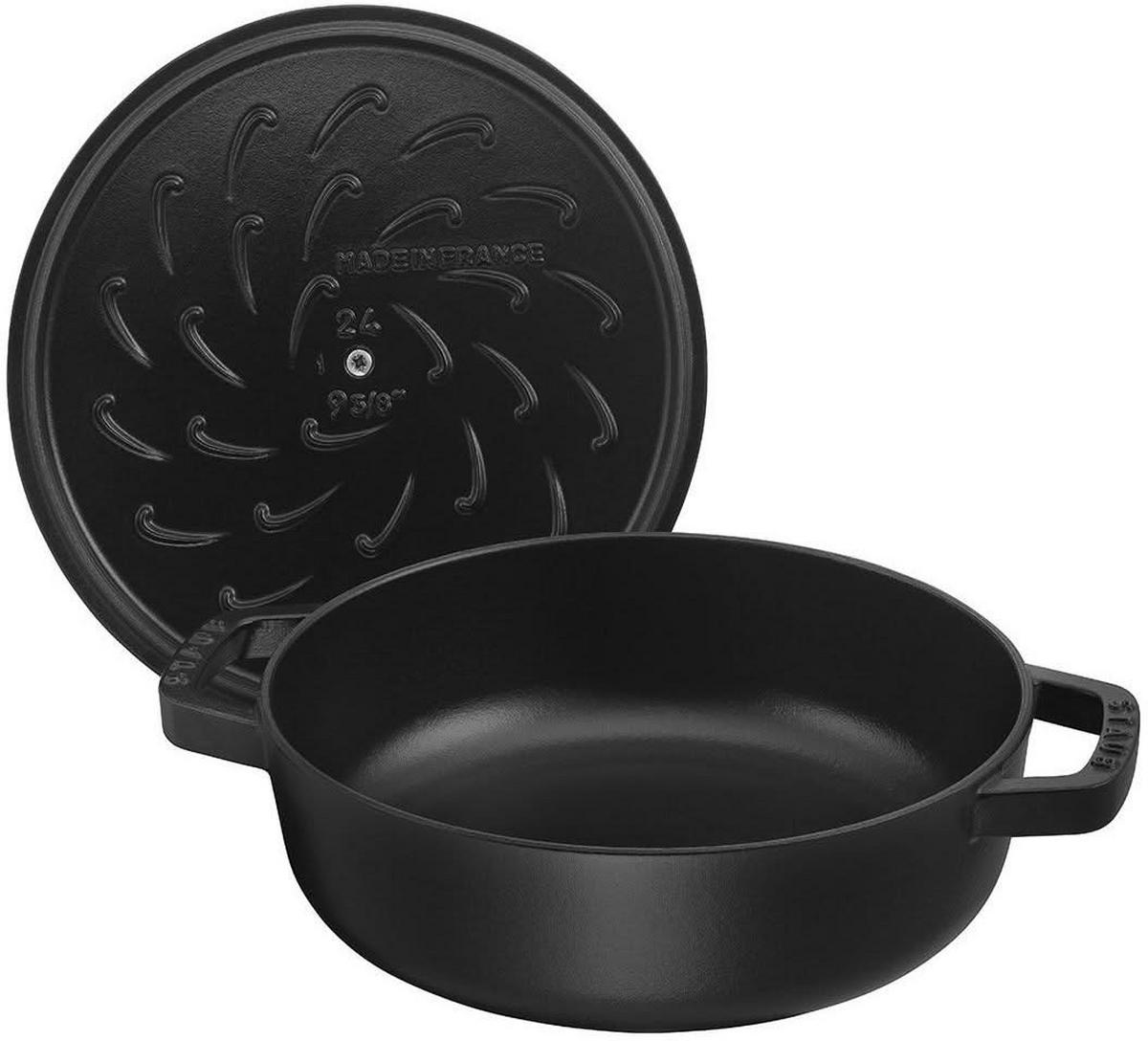 BRÄTER Chistera Schwarz - ø 28 cm / 3.7 liter - Schwarz, Metall (28cm)