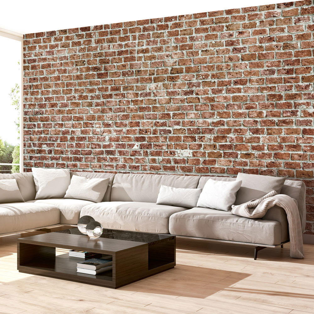 VLIESTAPETE Braun 250/175 cm - Braun/Orange, Textil (250/1cm) - KUNSTLOFT
