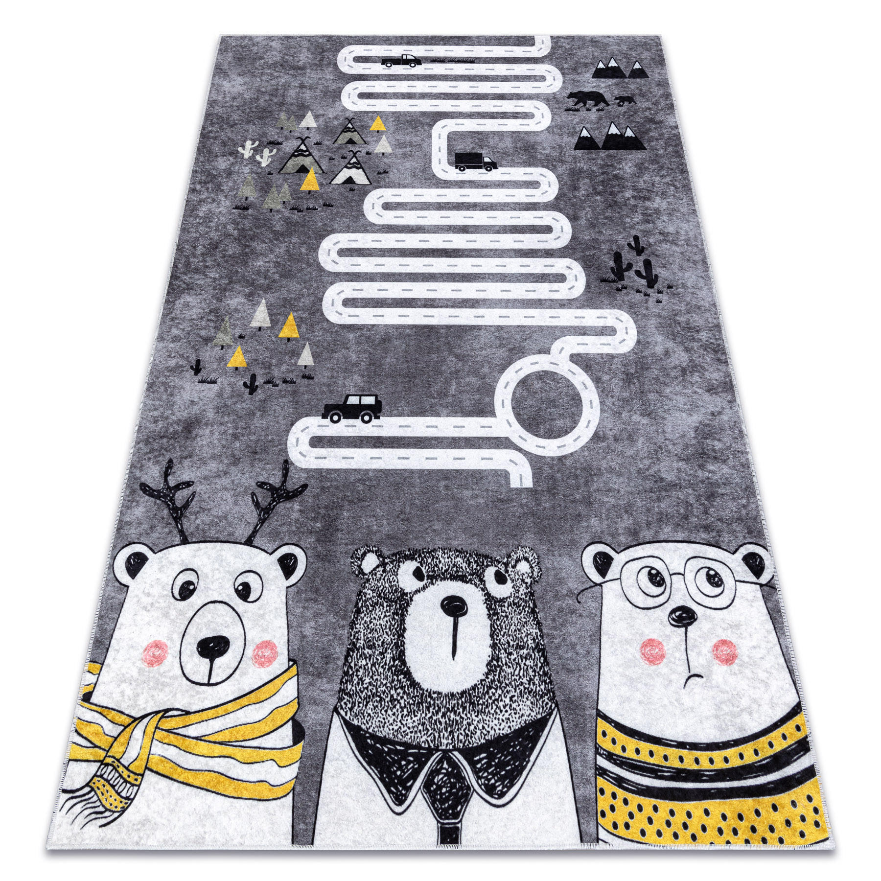 TEPPICH Junior 120/170 cm - Grau, Textil (120/170cm) - rugsX