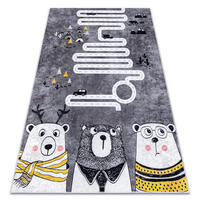 TEPPICH Junior 160/220 cm - Grau, Textil (160/220cm) - rugsX