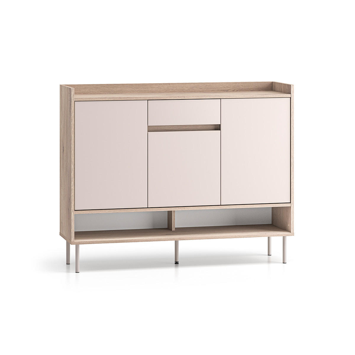 BOTNÍK Alos Kašmír a dřevo - béžová, kompozitní dřevo (120/95/34cm) - Petits-meubles