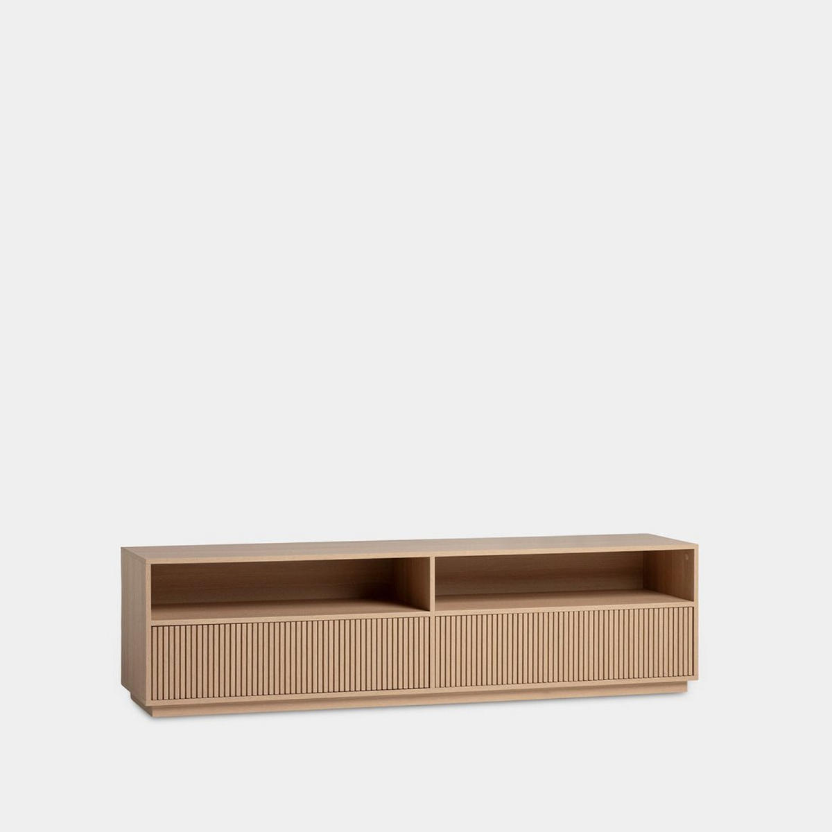 TV-ELEMENT Saven Natürlich 180 cm x 48 cm - Naturfarben, Holzwerkstoff (180/48/40cm) - Klast Home