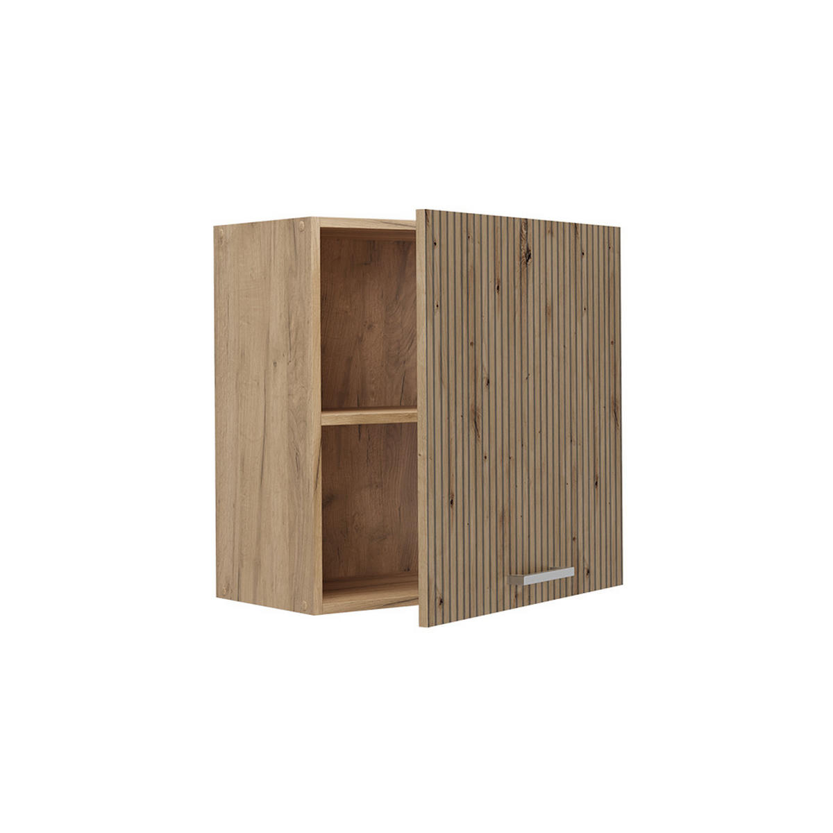 HÄNGESCHRANK R-Line, Artisan-Eiche/Goldkraft Eiche, 60 cm mit 1 Tür - Honigeiche/Eiche Artisan, Holzwerkstoff (60/60/31cm) - Vicco