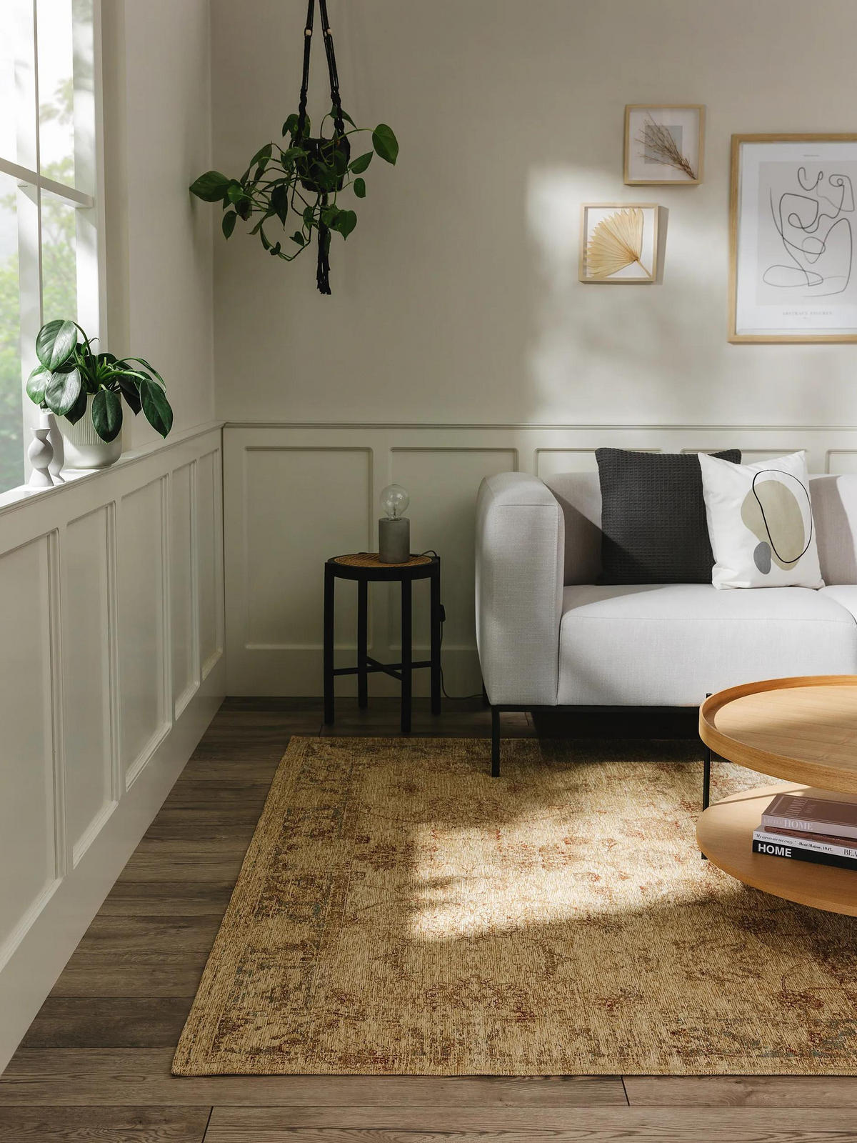 FLACHGEWEBETEPPICH Frencie Beige 120x180 cm - Beige, Textil (120/180cm) - benuta Nest