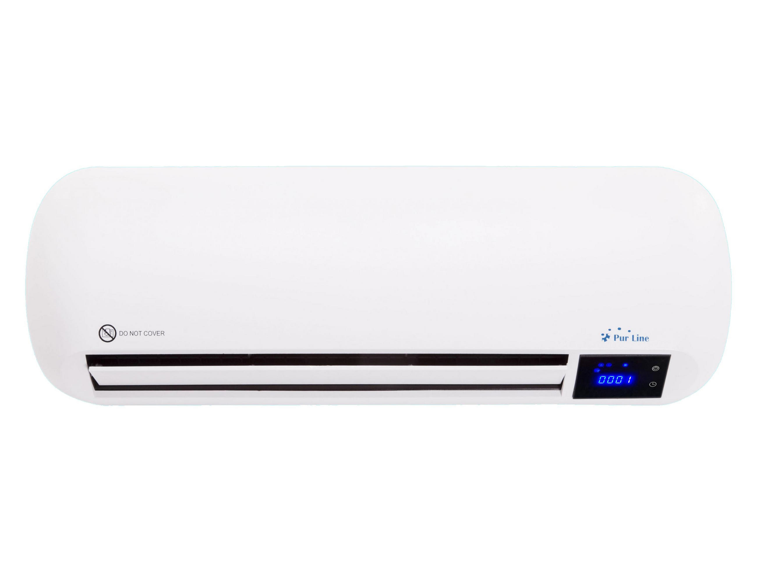 SPLIT-WANDHEIZUNG Weiß mit Fernsteuerung und Programmierung 2000 W - Weiß, Kunststoff (62/21/13cm) - Purline