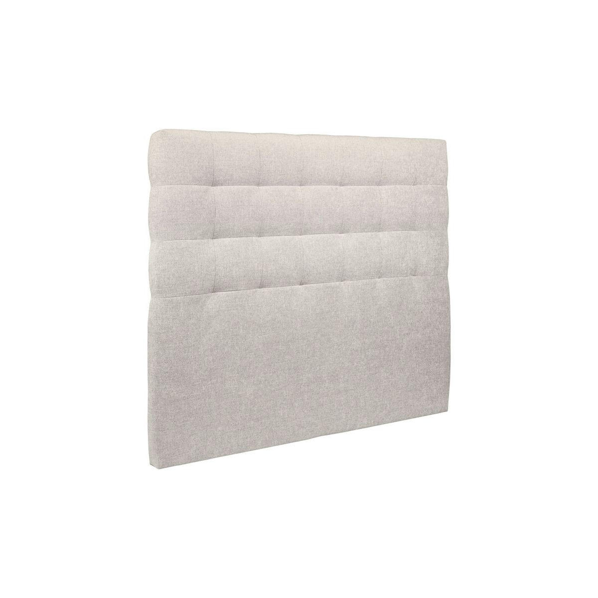 KOPFTEIL gepolstert - Gesteppt – hellbeiger Stoff - 200 cm - Beige, Karton/Holz (200/120/10cm) - Sommeil de Plomb