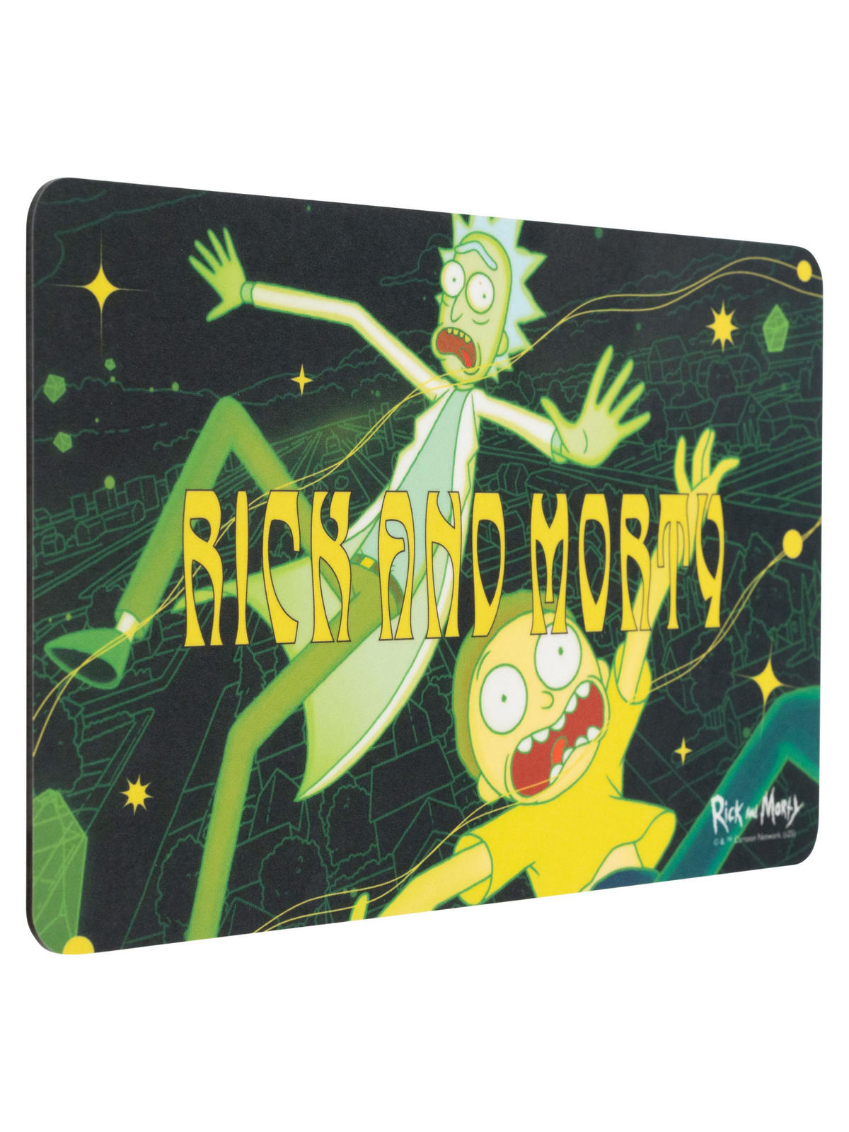 BRETTCHEN Rick and Morty Schwarz 14,5 x 23,5 cm - Schwarz, Kunststoff (14.5/23.5cm) - United Labels