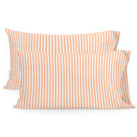 KISSENBEZUG layering 50x75 cm (x2) pfirsich - Orange, Textil (50/75cm) - Happy Friday