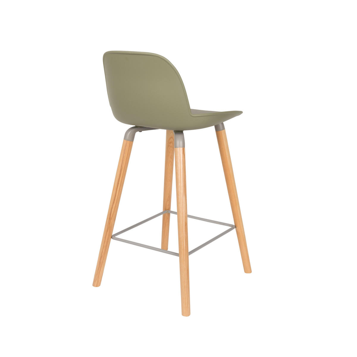 BARHOCKER Albert Kuip Rückenlehne 65 cm Grün - 2 er Set - Grün, Kunststoff (45/89/47.5cm) - Zuiver