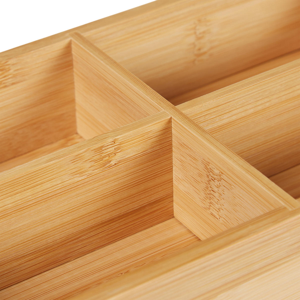 KOSMETIK Organizer - Hellbraun, Holz (27/11/15cm) - Relaxdays