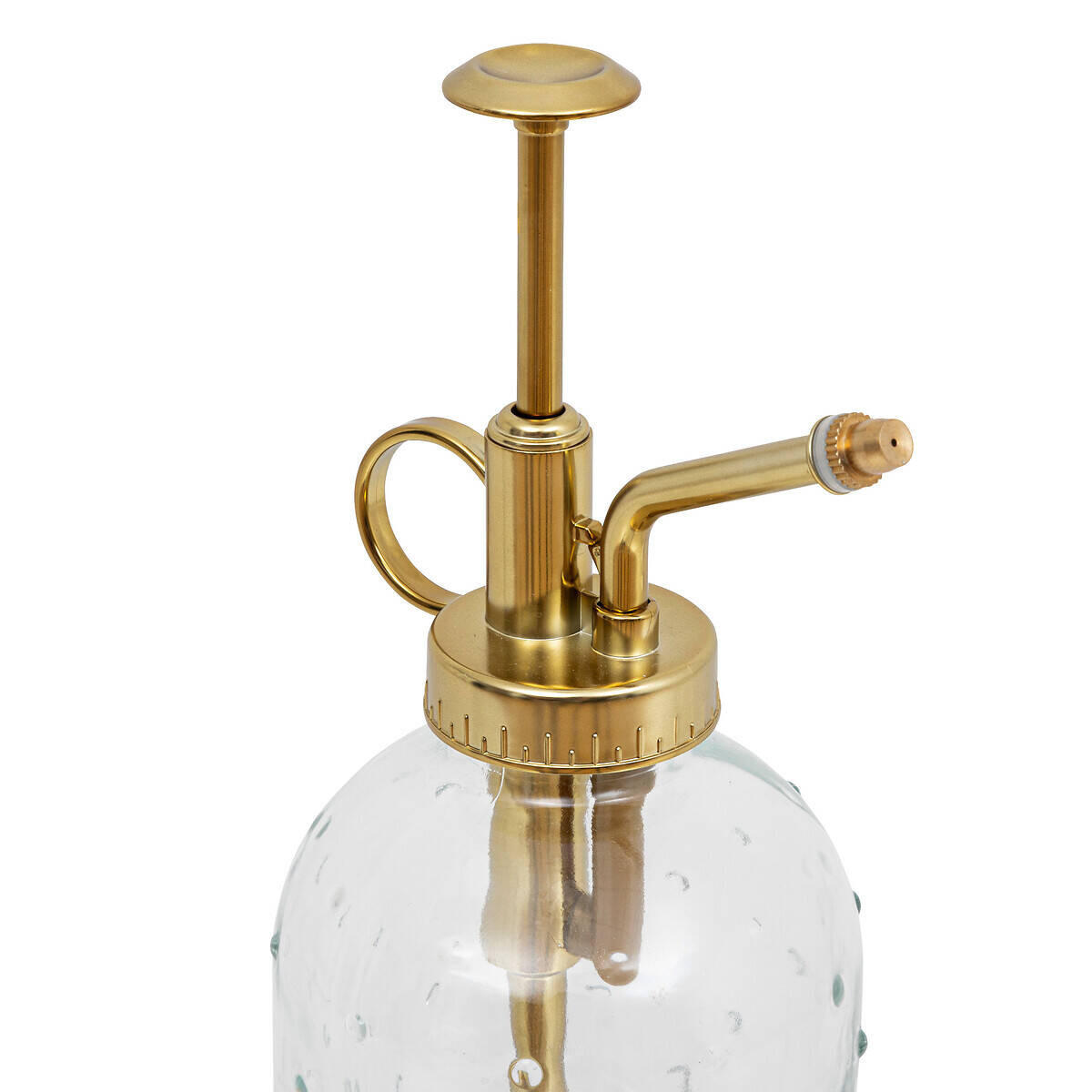 GLASZERSTÄUBER Floral 330 ml - Goldfarben, Glas (7.8/20/7.8cm) - Atmosphera Createur d´interieur