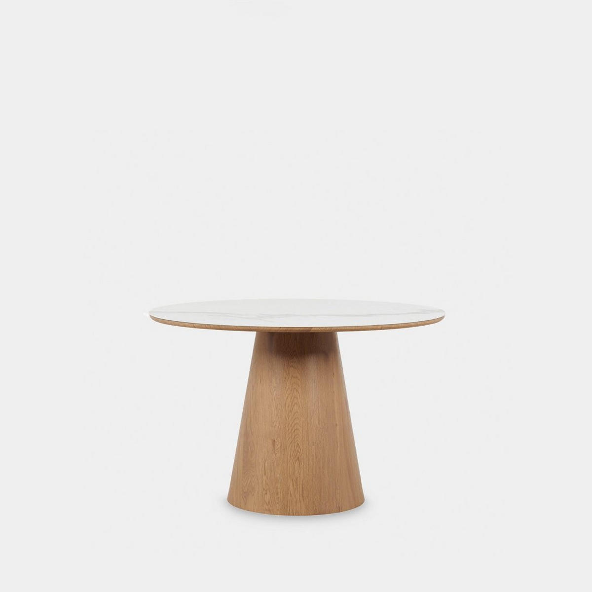 ESSTISCH Gaia Natürlich 115 cm x 75 cm - Naturfarben, Holzwerkstoff (115/115/75cm) - Klast Home