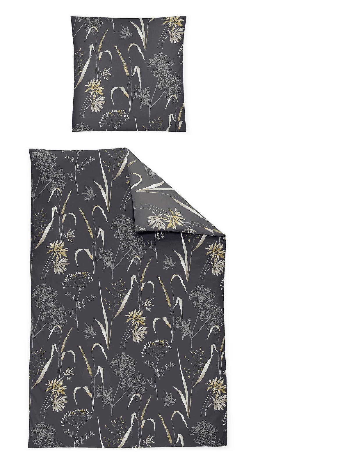 BETTWÄSCHE KOALA 8425 - Silberfarben, Textil (135/200cm) - Irisette
