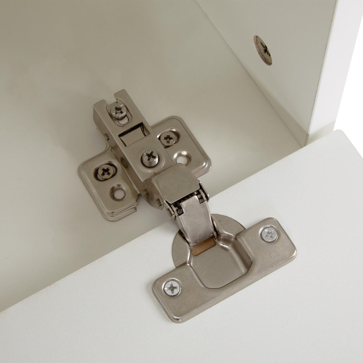 GARDEROBE-SET in Weiß Highboard mit Bank offene Aufbewahrung 6 goldene Haken multifunktional , B120/T40/H191.5cm - Goldfarben/Weiß, Holzwerkstoff/Metall (120/191/40cm) - STILVORA