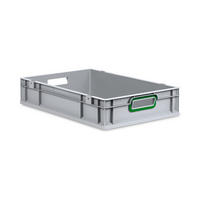 EUROBOX Nextgen Color 12x40x60cm 23 Liter Griffe Grün Offen - Grün, Kunststoff (40/12/60cm) - PROREGAL