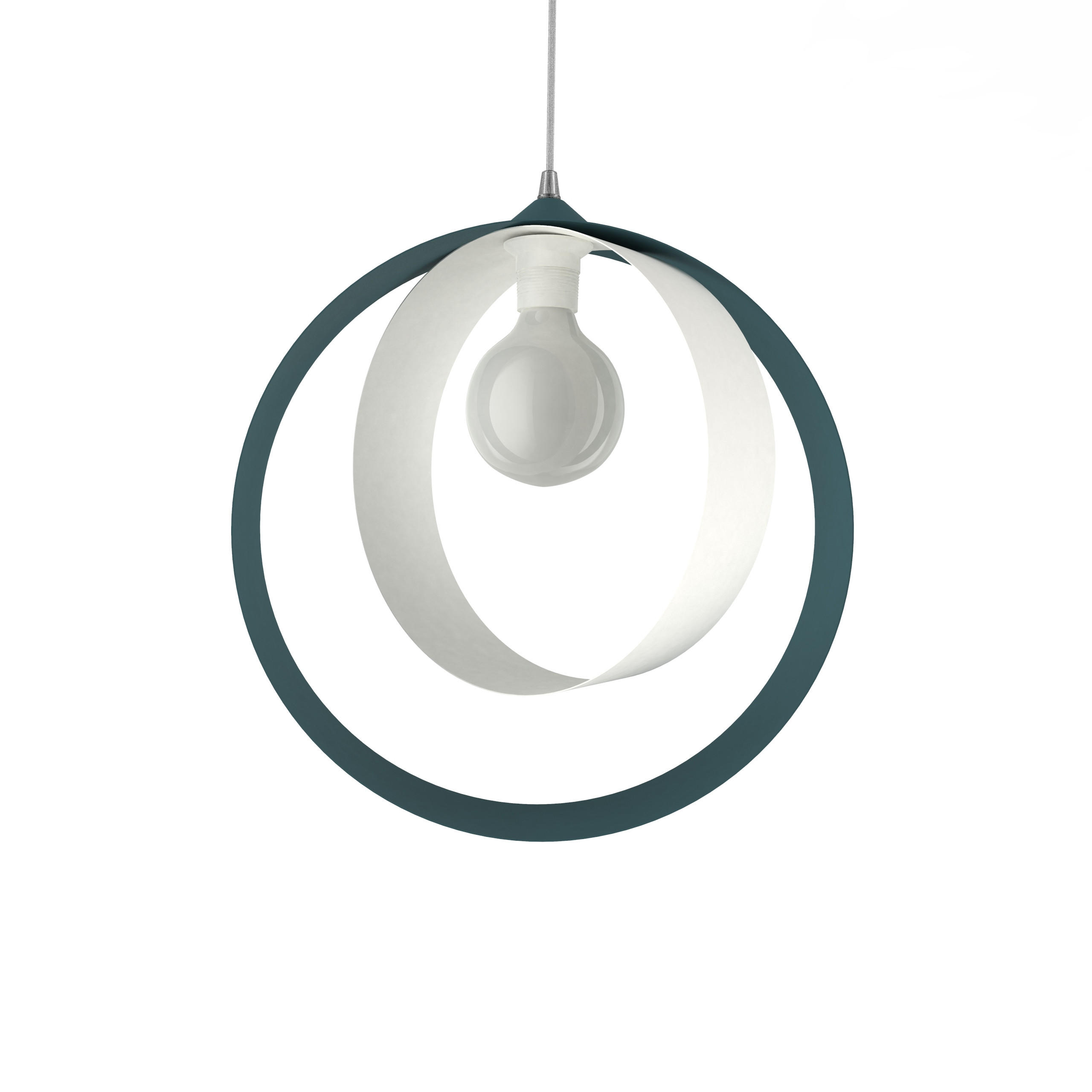 HÄNGELEUCHTE Nucleo - Blau, Metall (7/40/40cm) - Lumicom