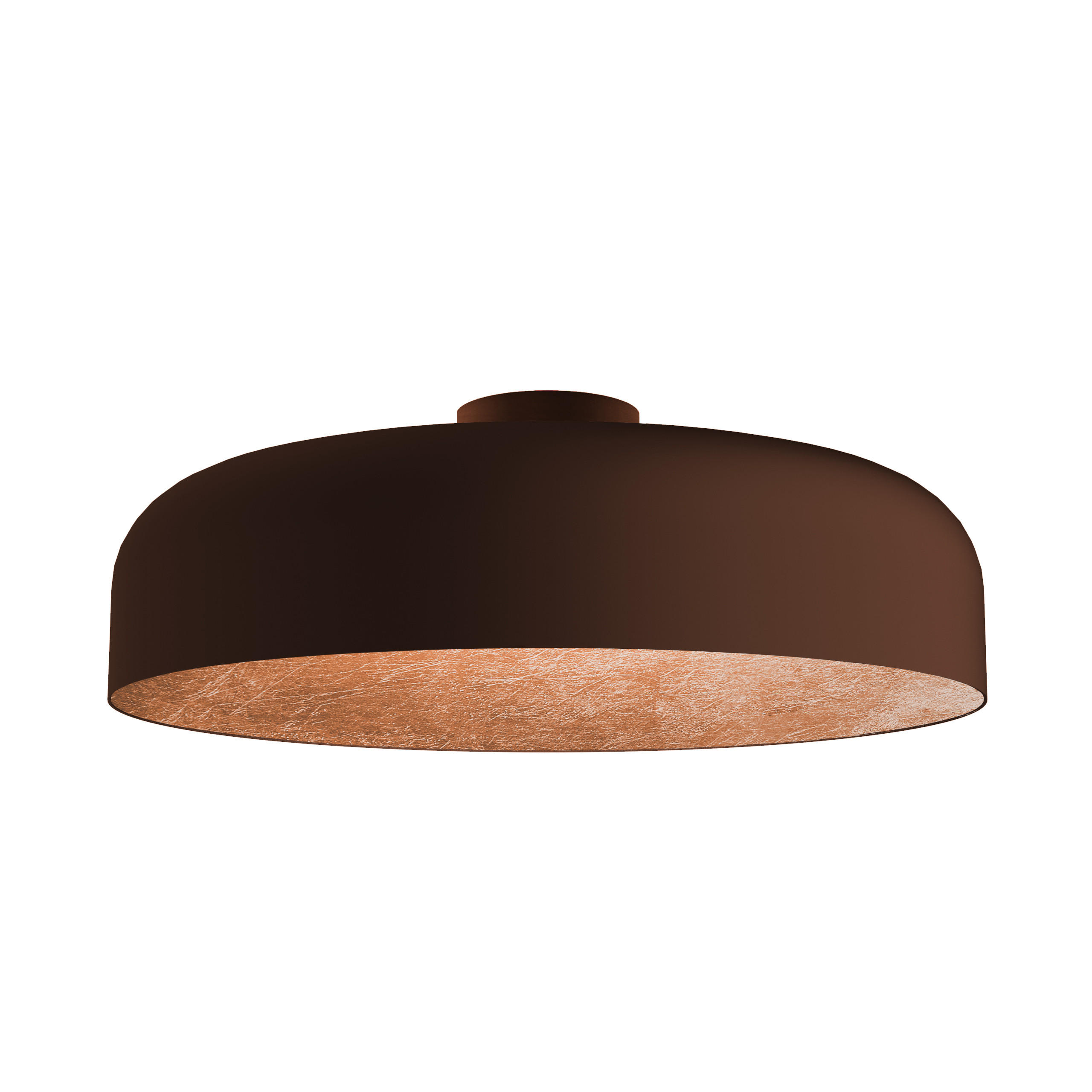 DECKENLEUCHTE - Braun, Metall (40/40/12cm) - Lumicom