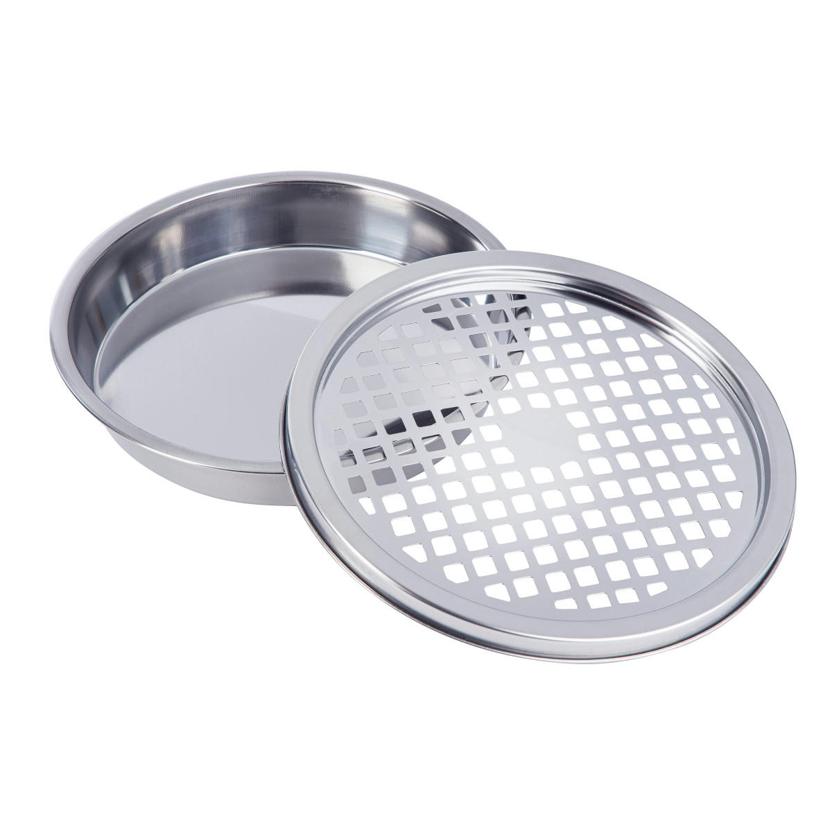STANDASCHENBECHER 30L - Silberfarben, Metall (25cm) - SVITA