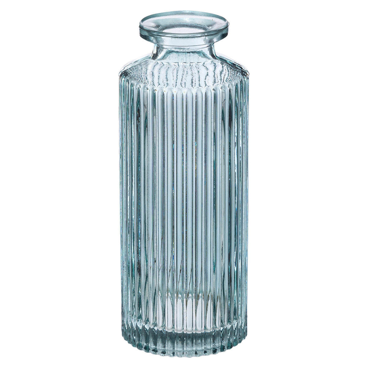 GLASVASE 3er-Set Single 5,4/5,4/13,2 cm - Grün, Glas (5.4/13.2cm) - Atmosphera Createur d´interieur