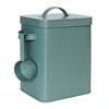 METALLBOX - Grün, Kunststoff/Metall (24.5/27.5/16cm) - Relaxdays
