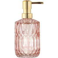 SEIFENSPENDER Glas Rosa - Rosa, Glas (8/18.5/8cm)