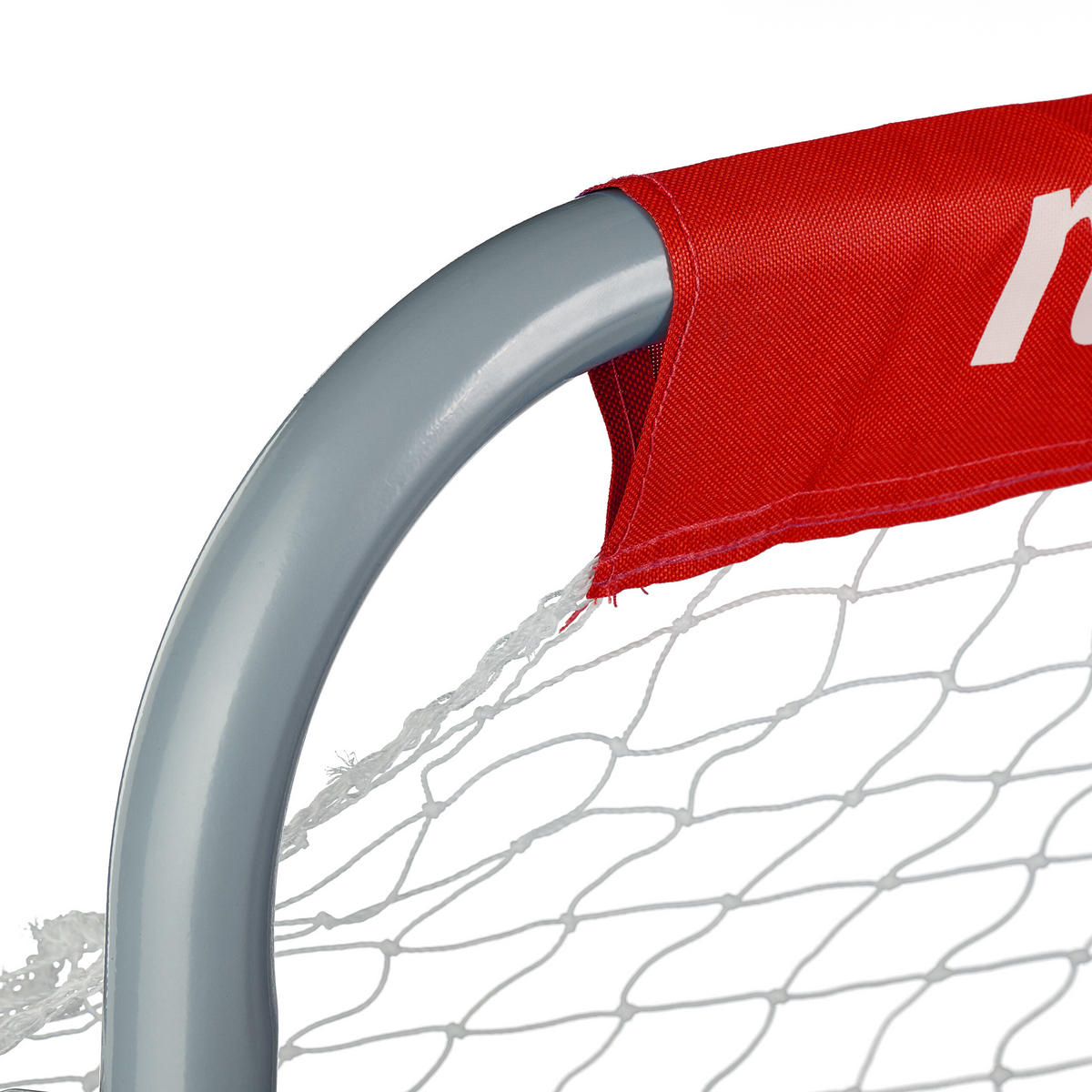 2xFUßBALLTOR - Multicolor, Textil/Metall (150/75cm) - Relaxdays